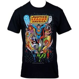 DC Comics Justice League of America Grey T-Shirt Unisex Men’s XL